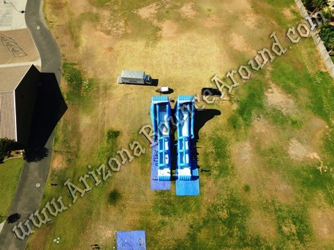 Dual lane water slide rental Phoenix Arizona